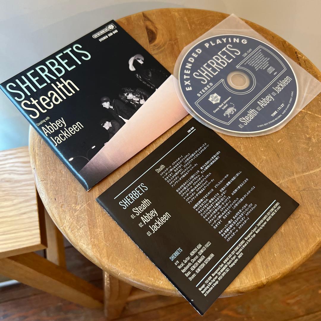 SHERBETS Stealth CD Japan Press Limited Edition Kenichi Asai 2015 SSR-049