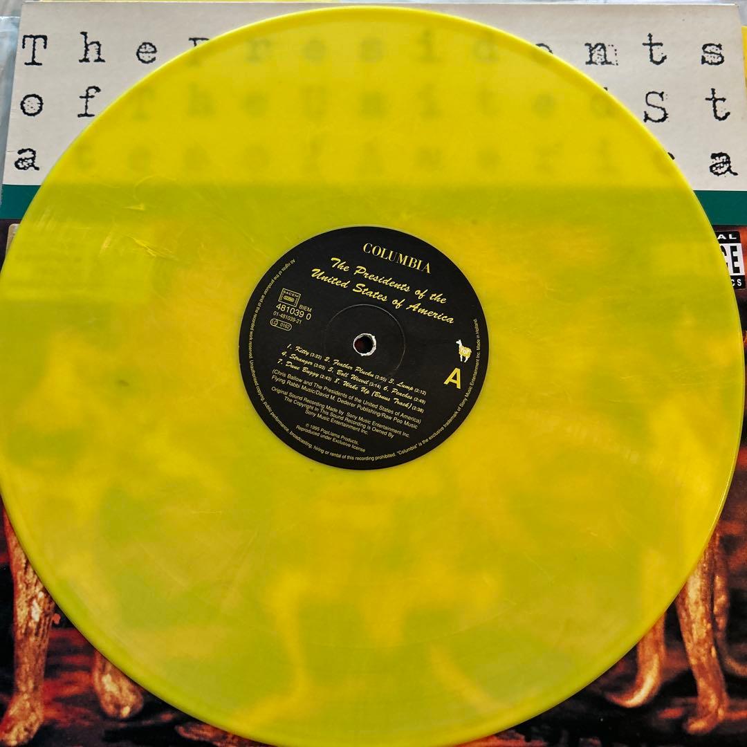 The Presidents of the United States of America LP Limited Yellow Vinyl Rare