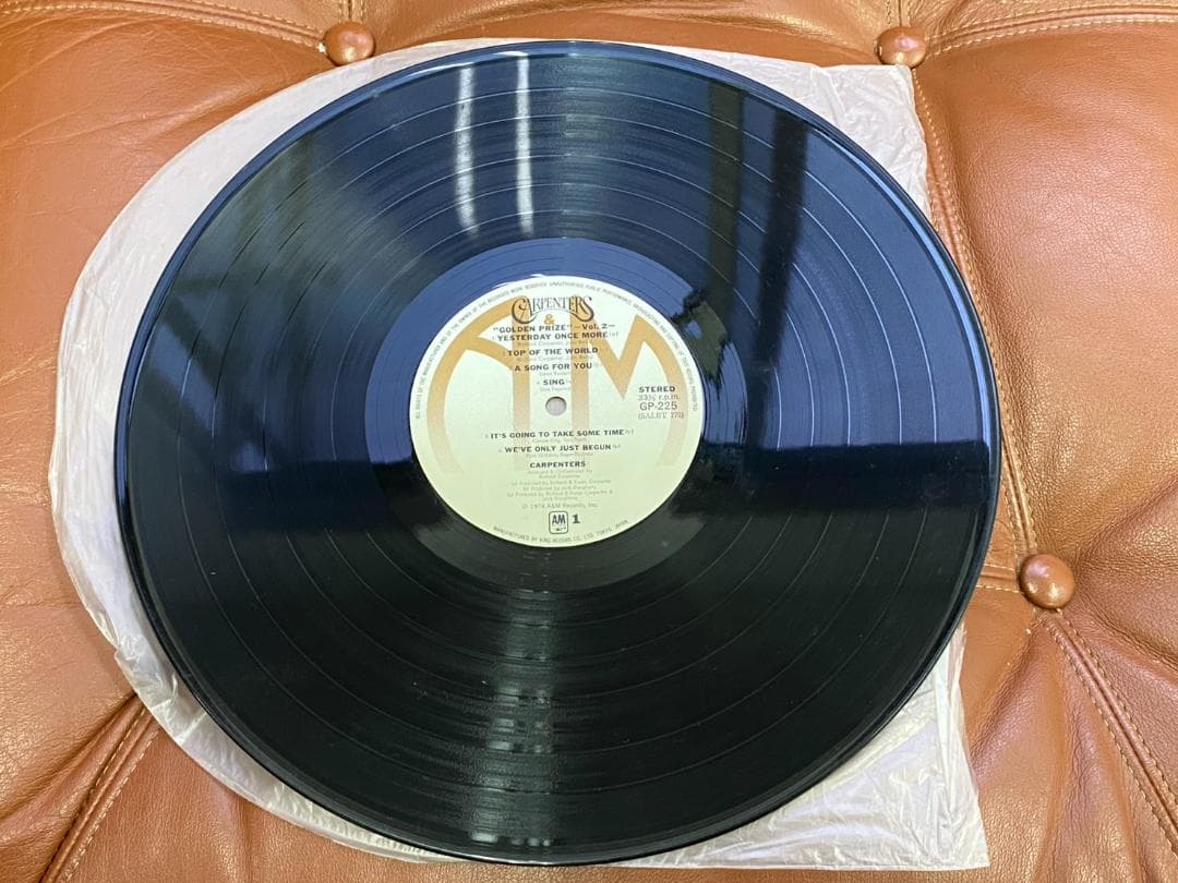 Carpenters Golden Prize Vol. 2 LP Vinyl Japan w/ Obi Insert Best Of Hits
