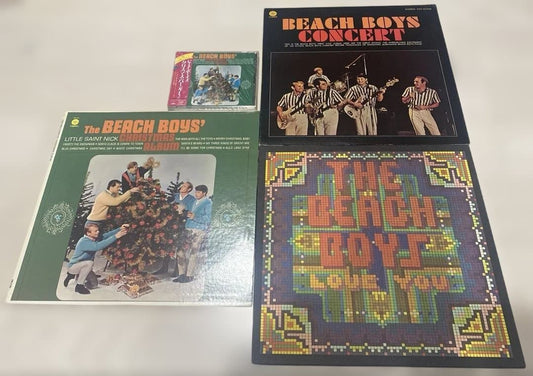 The Beach Boys Vinyl LP Lot (3) + Sealed Japan CD Christmas & Rock Collection
