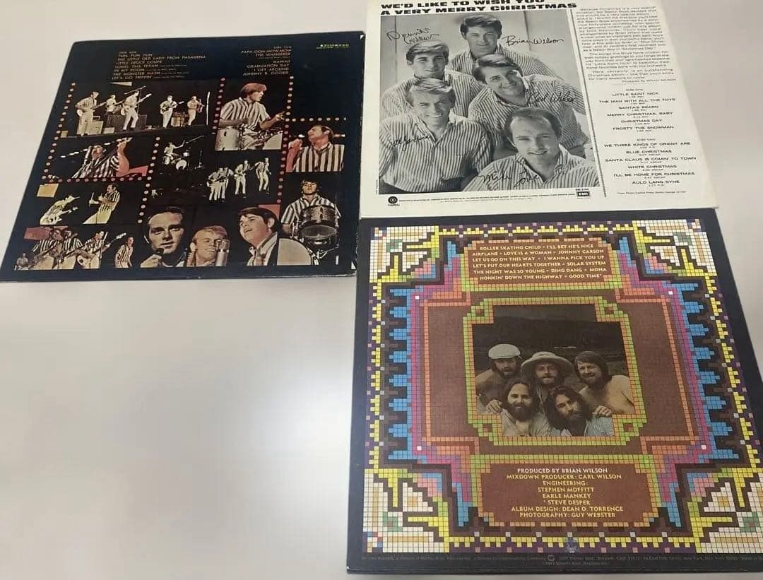 The Beach Boys Vinyl LP Lot (3) + Sealed Japan CD Christmas & Rock Collection