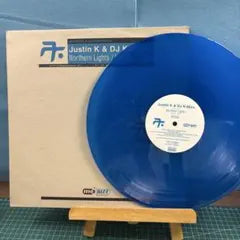 Justin K & DJ K-Mixx - Northern Lights / Infinity 12" Blue Vinyl Mo'Bizz