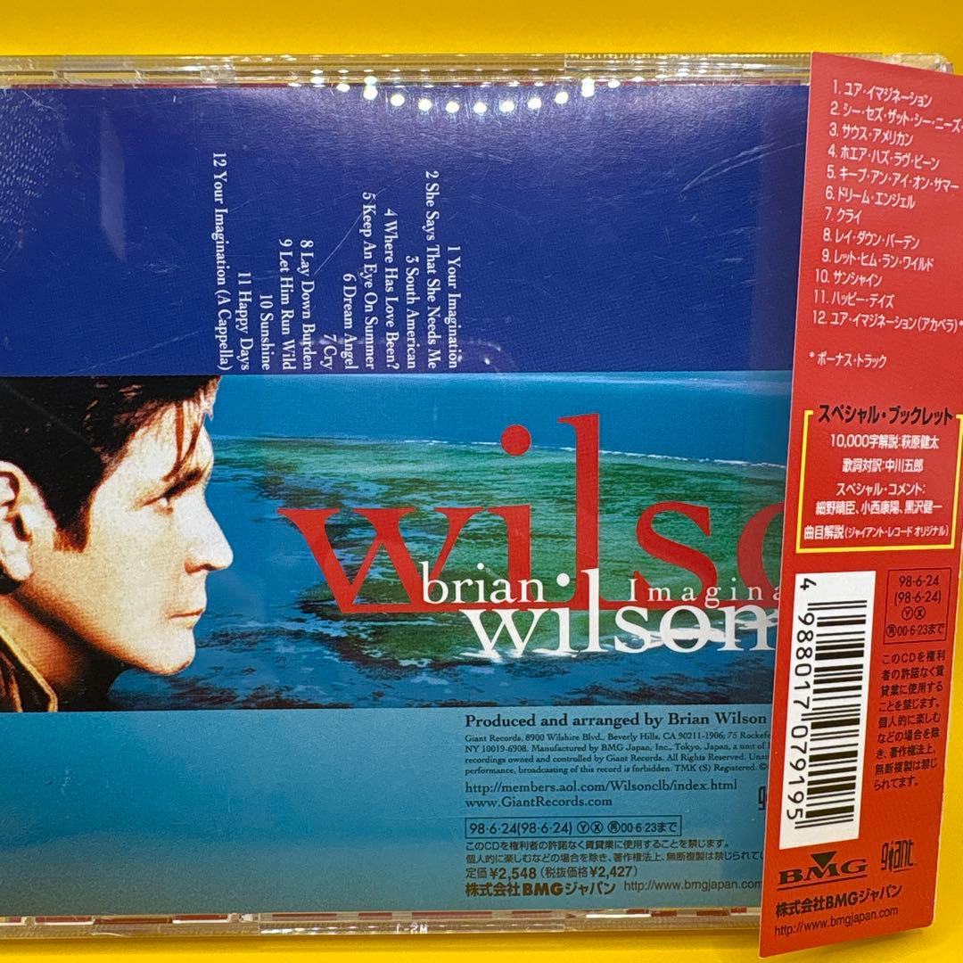 Brian Wilson - Imagination CD Japan Press with OBI 1998 BVCG-706
