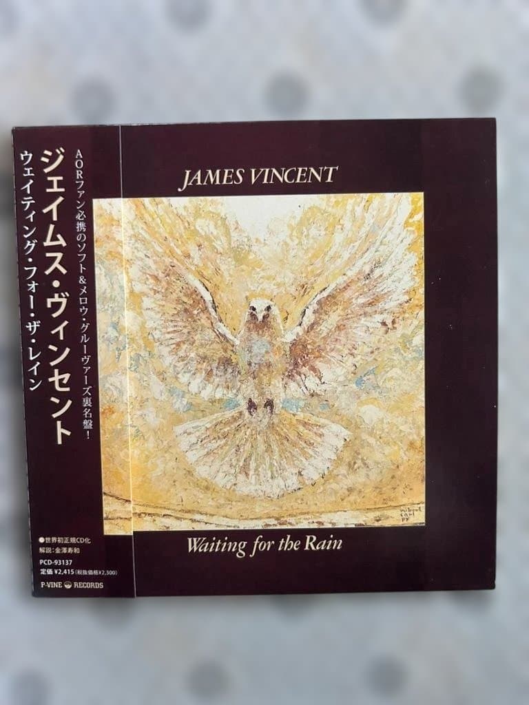 James Vincent Waiting For The Rain Japan CD Mini LP Paper Sleeve with OBI 2008