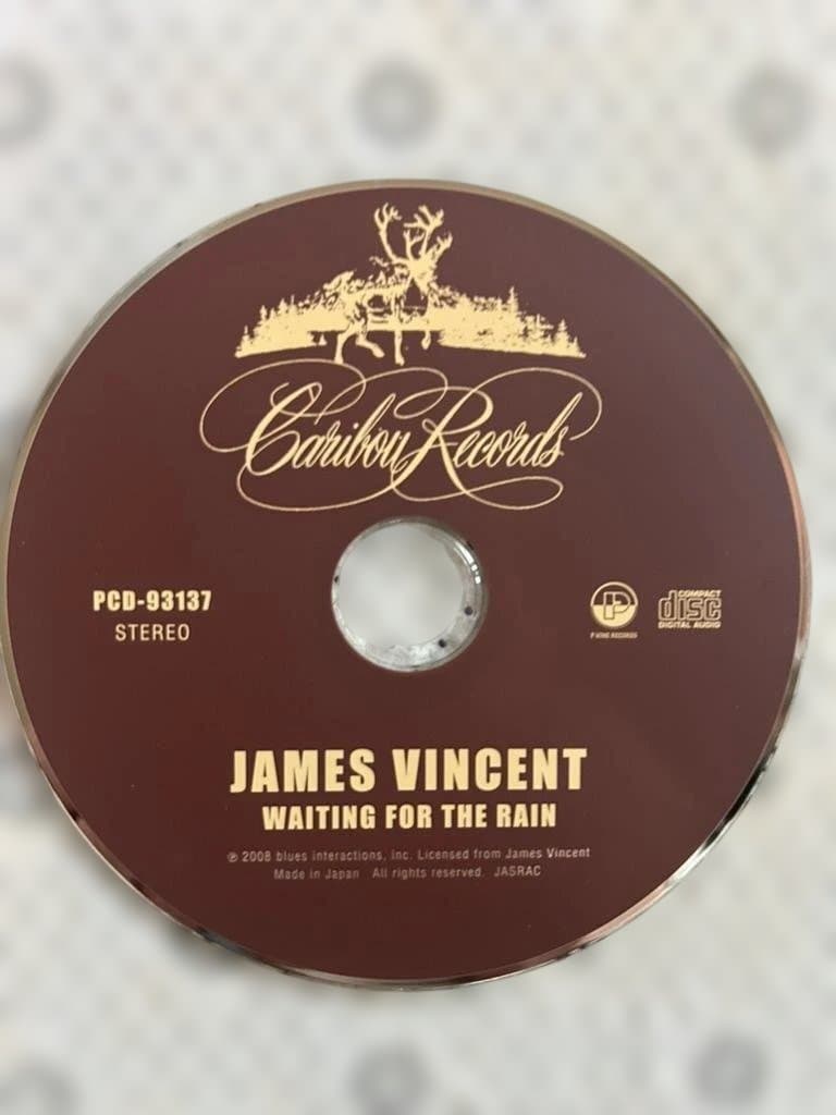 James Vincent Waiting For The Rain Japan CD Mini LP Paper Sleeve with OBI 2008