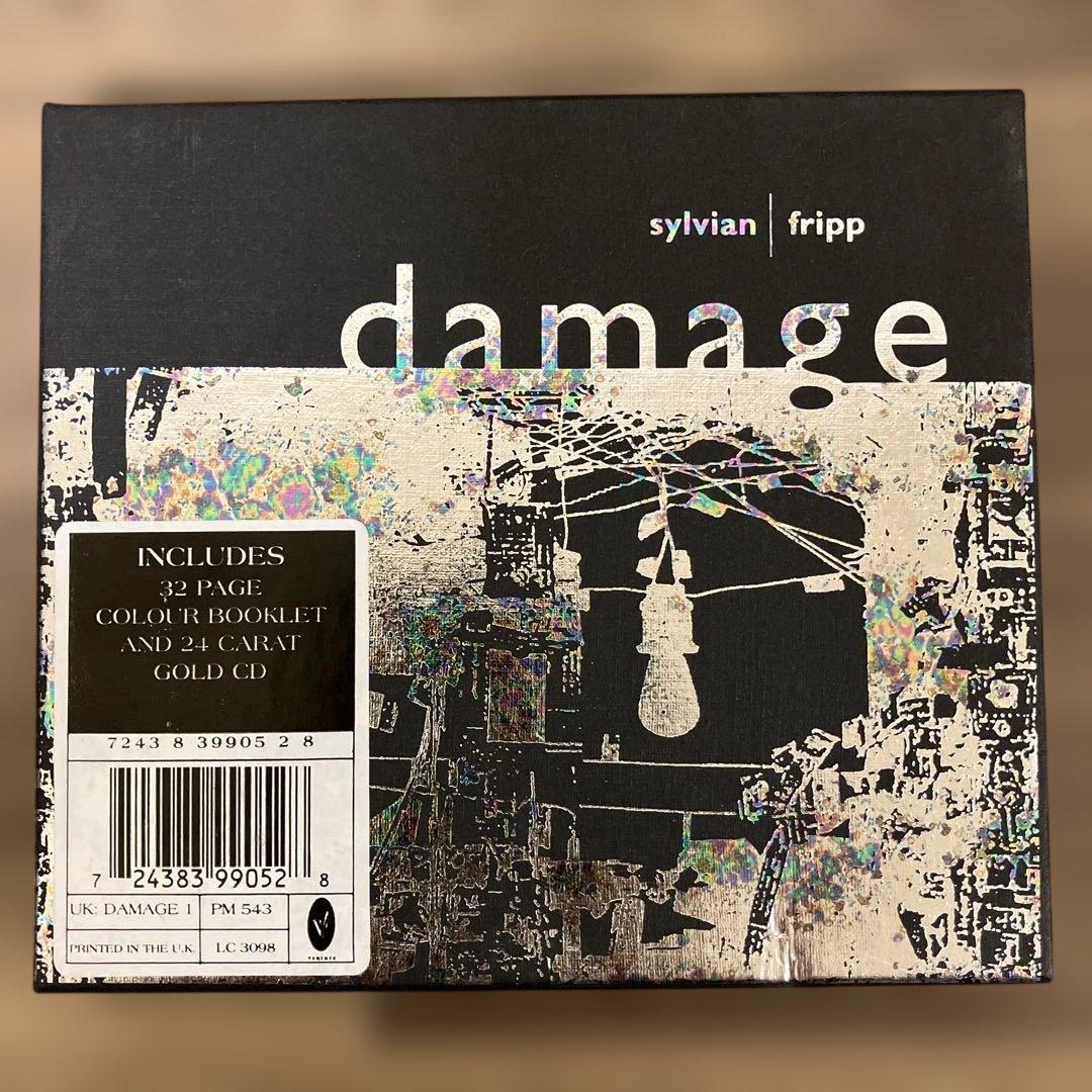 Sylvian Fripp Damage CD 24 Carat Gold Disc Edition with 32-Page Booklet UK Press