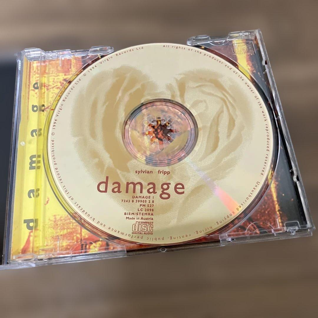 Sylvian Fripp Damage CD 24 Carat Gold Disc Edition with 32-Page Booklet UK Press