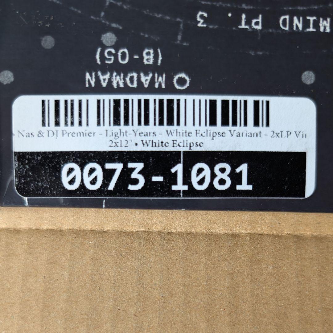 Nas + DJ Premier Light-Years Vinyl 2LP Limited Edition White Eclipse | Japansoundstore
