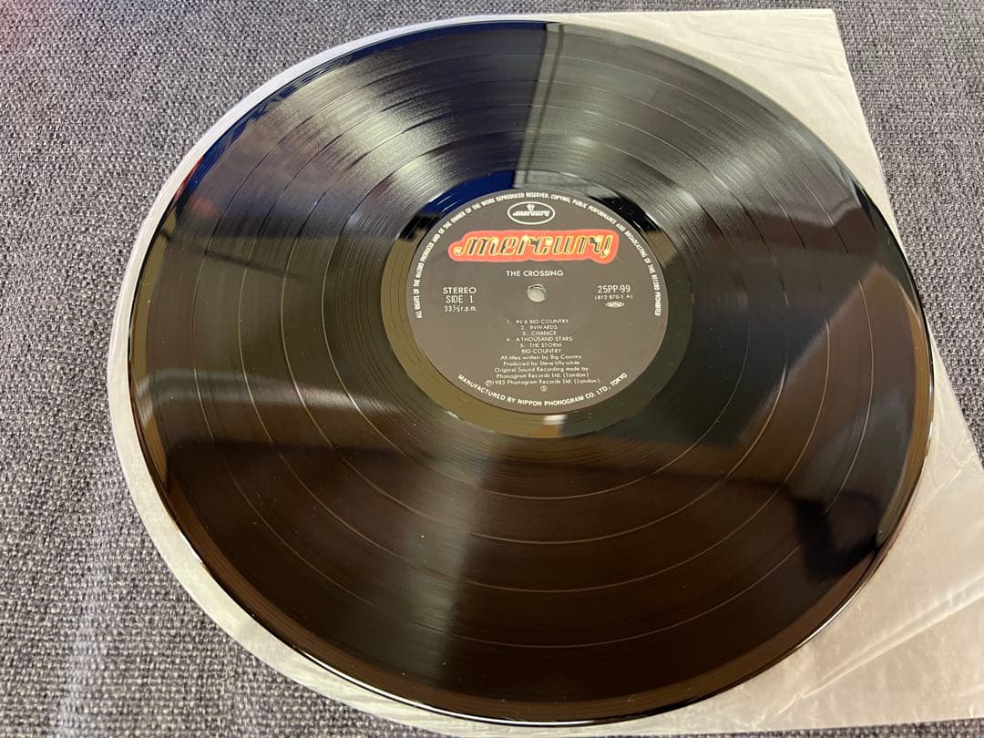 Big Country - The Crossing Vinyl LP 1983 Japan Pressing with Obi Strip Liner