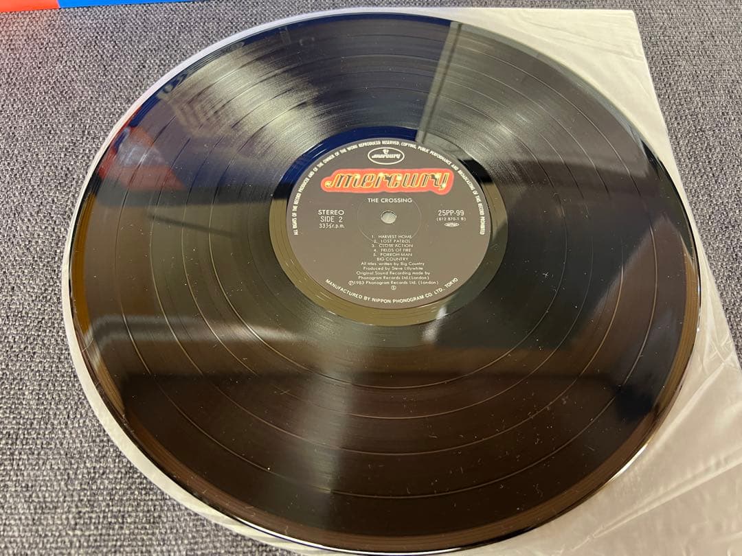 Big Country - The Crossing Vinyl LP 1983 Japan Pressing with Obi Strip Liner