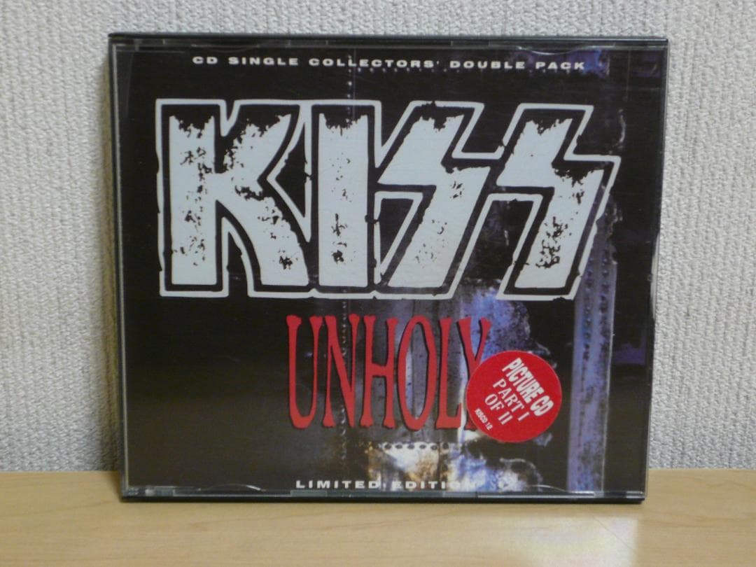 KISS Unholy CD Single Collectors' Double Pack UK Press KISCD12 Limited Edition