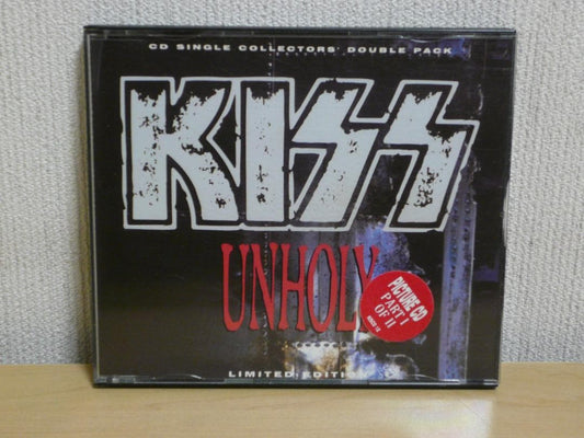 KISS Unholy CD Single Collectors' Double Pack UK Press KISCD12 Limited Edition