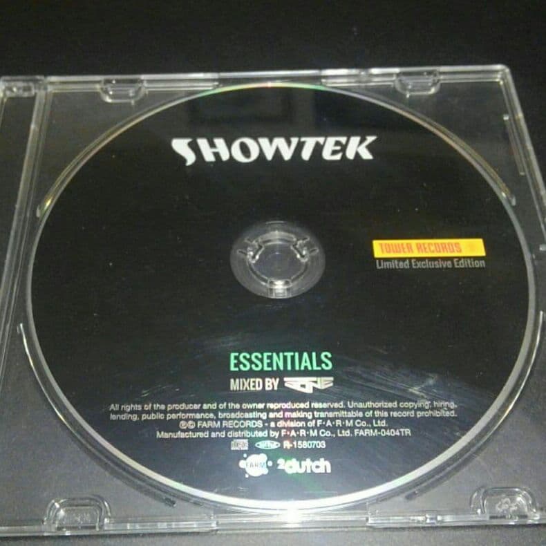 Showtek - Essentials - Japan CD - Tower Records Limited Exclusive Edition