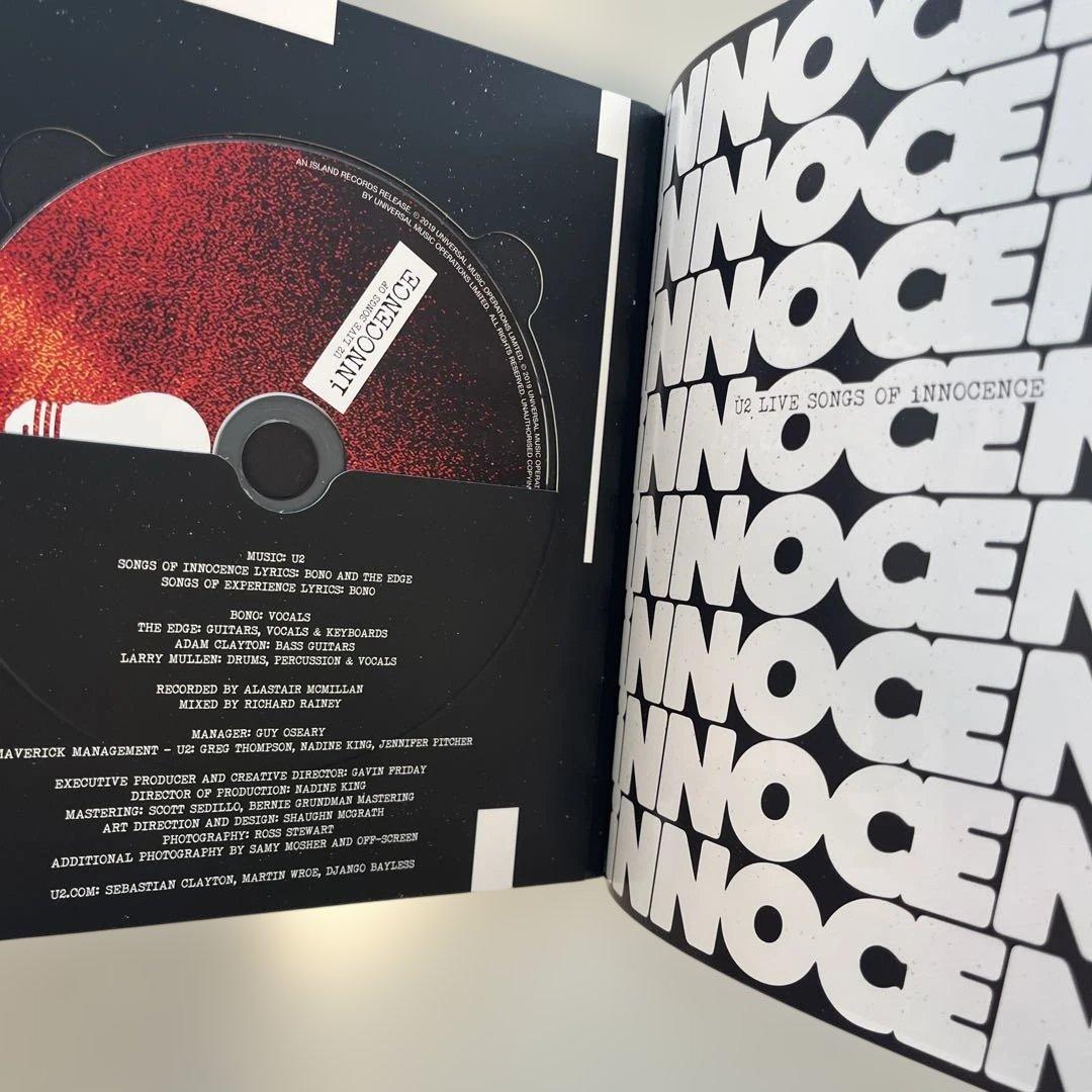 U2 Live Songs of iNNOCENCE + eXPERIENCE 2CD Rare Fan Club Exclusive 2019