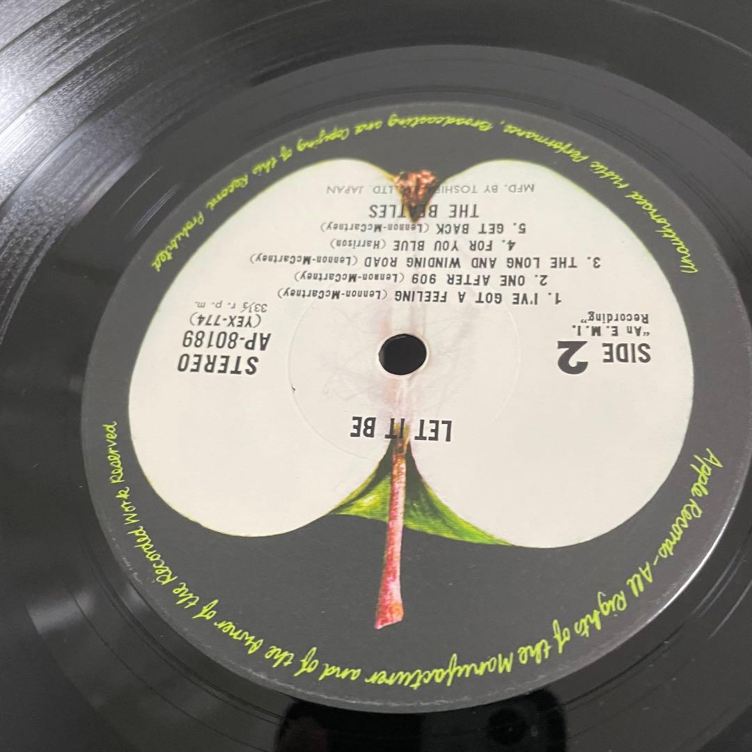 The Beatles - Let It Be LP Japan Pressing AP-80189 Apple Records