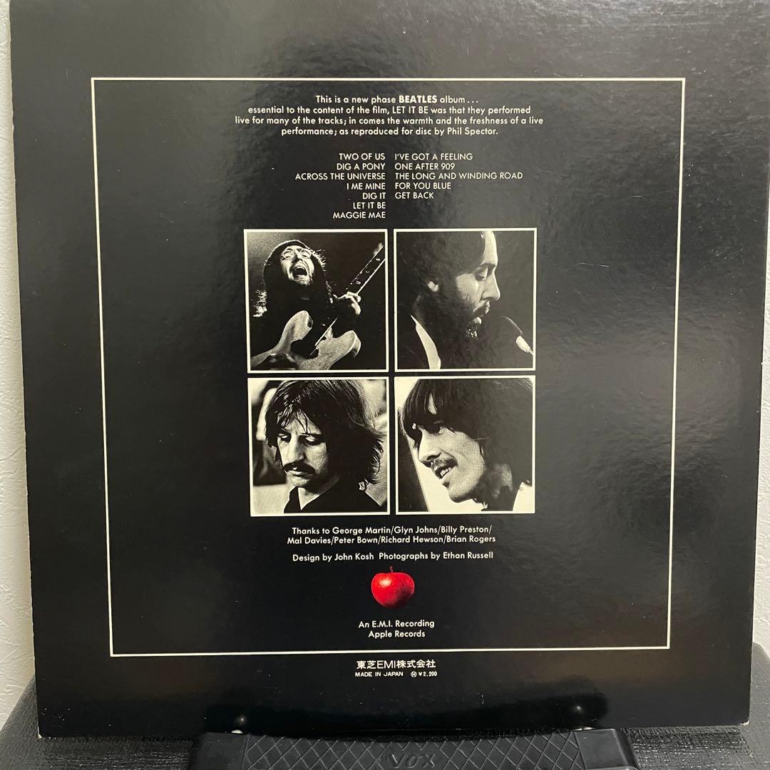 The Beatles - Let It Be LP Japan Pressing AP-80189 Apple Records