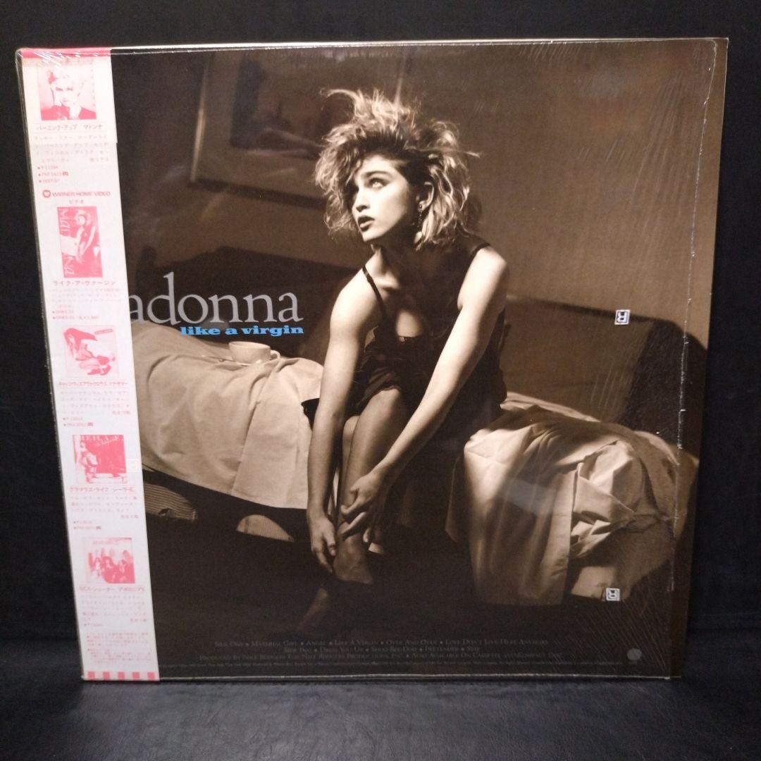 Madonna Like A Virgin Vinyl LP Japan Original 1984 Pressing with Obi Insert