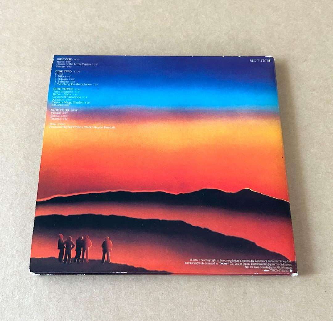 SKY - Sky 2 + Anthology 2CD Japan Paper Sleeve Mini LP 2007 Edition