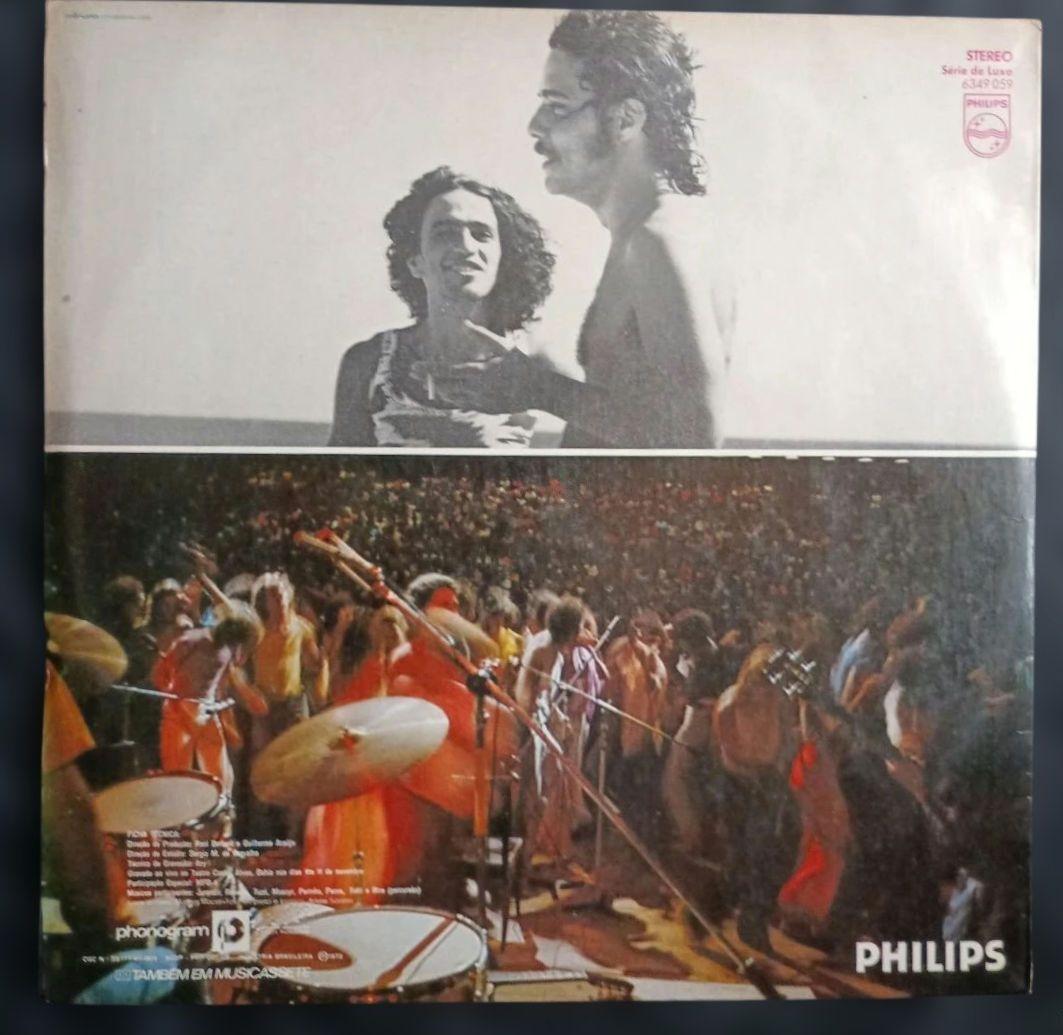 Caetano Veloso & Chico Buarque Juntos E Ao Vivo 1972 Brazil Original Vinyl LP