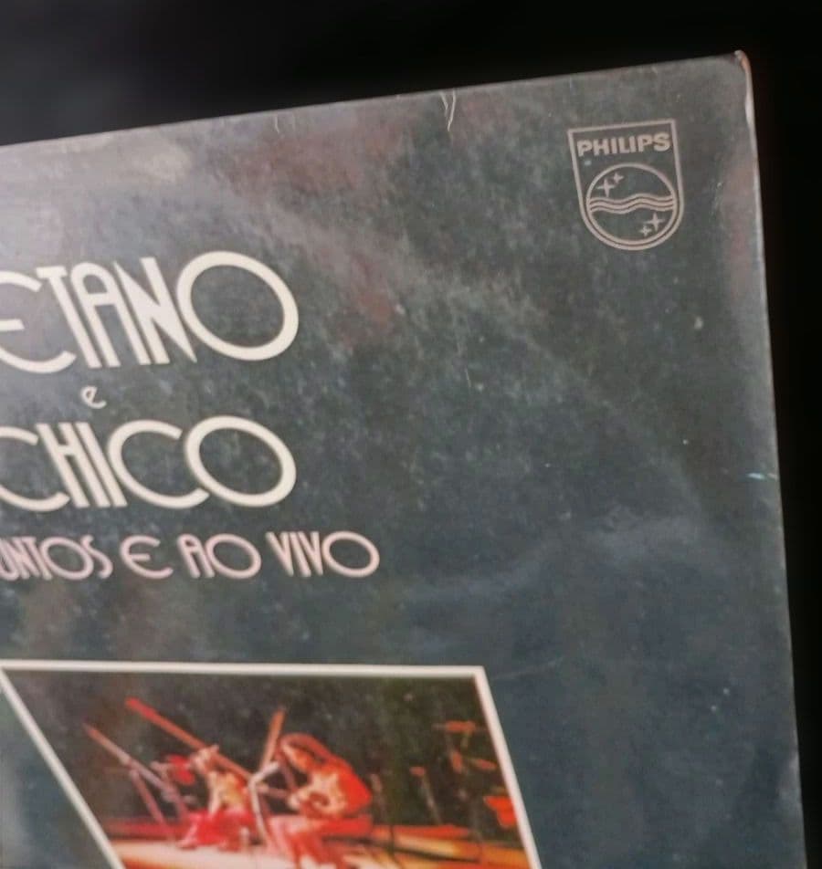 Caetano Veloso & Chico Buarque Juntos E Ao Vivo 1972 Brazil Original Vinyl LP