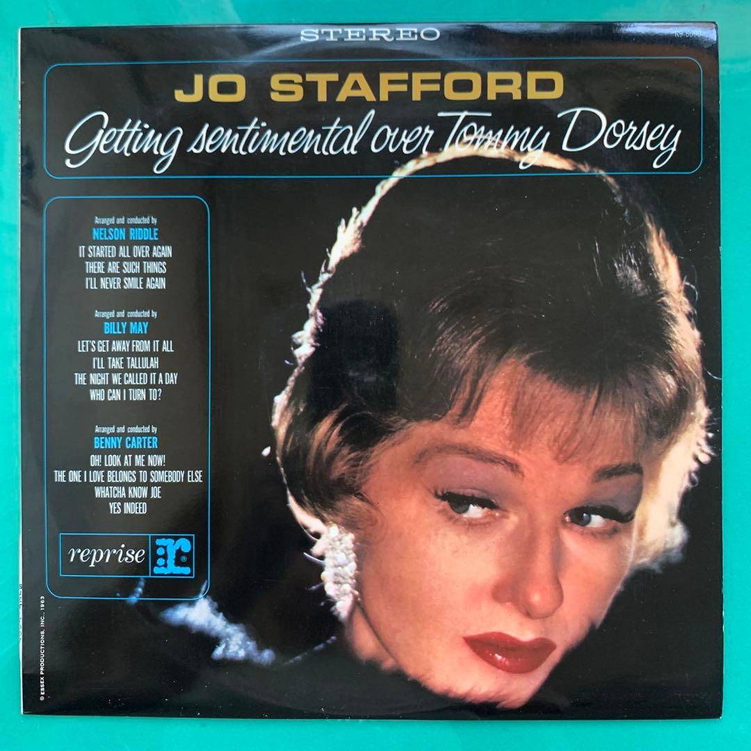 Jo Stafford - Getting Sentimental Over Tommy Dorsey LP Japan Reprise SJET-7307