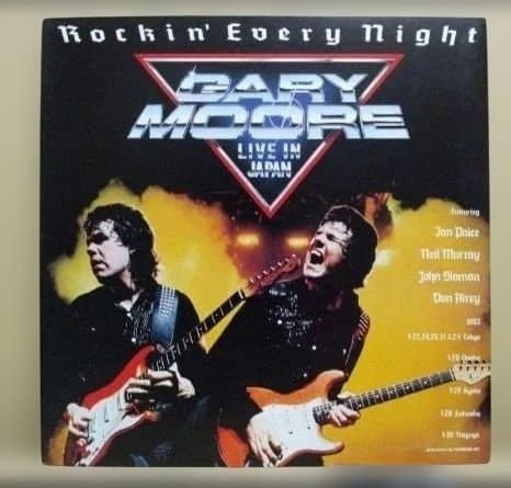 Gary Moore - Rockin' Every Night Live In Japan LP Vinyl Japan Original w/Obi