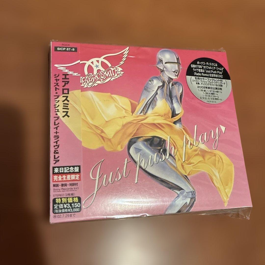 Aerosmith - Just Push Play + Live & Rare 2CD Japan Press Limited Edition with OB