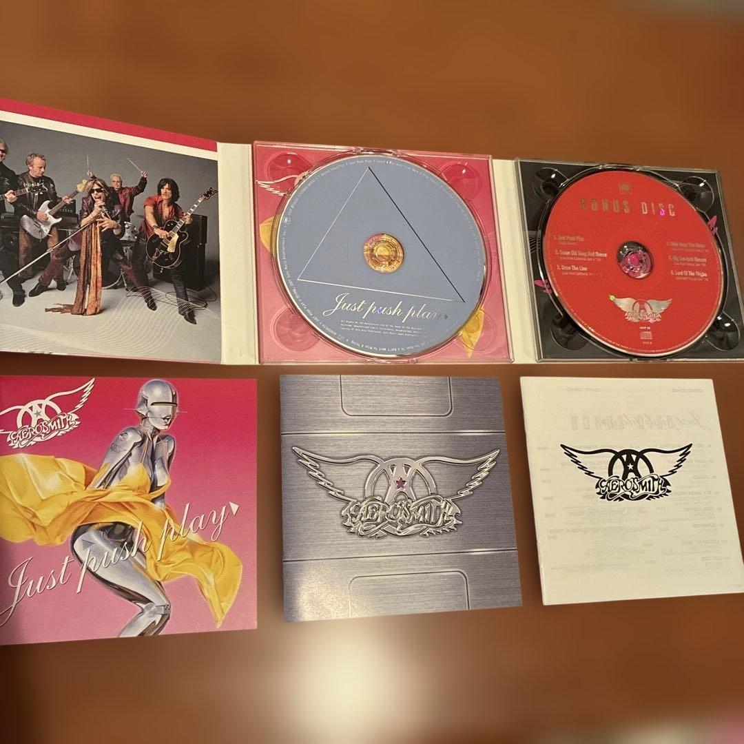 Aerosmith - Just Push Play + Live & Rare 2CD Japan Press Limited Edition with OB
