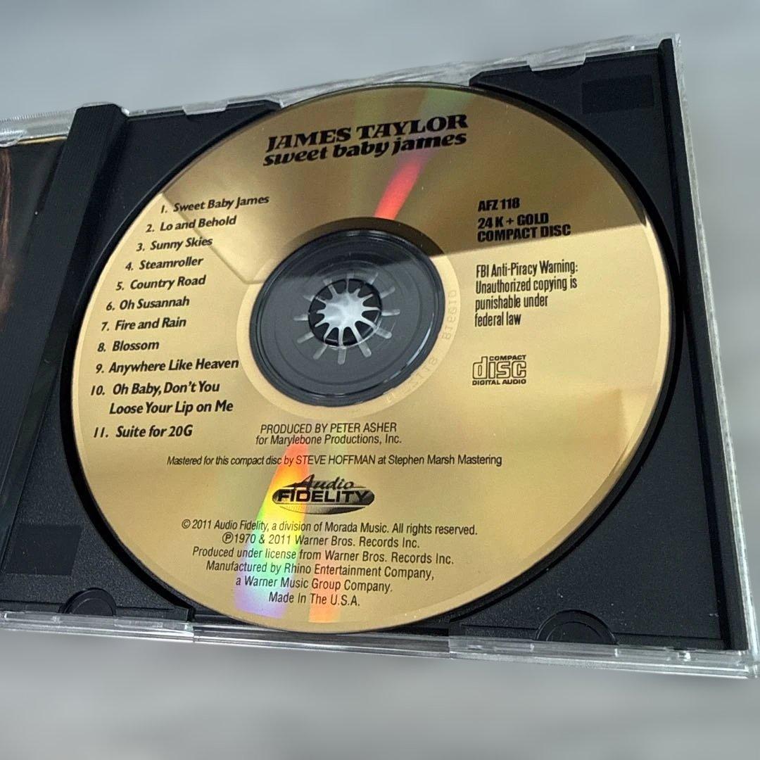 James Taylor - Sweet Baby James Audio Fidelity 24K Gold CD Limited Edition 2011
