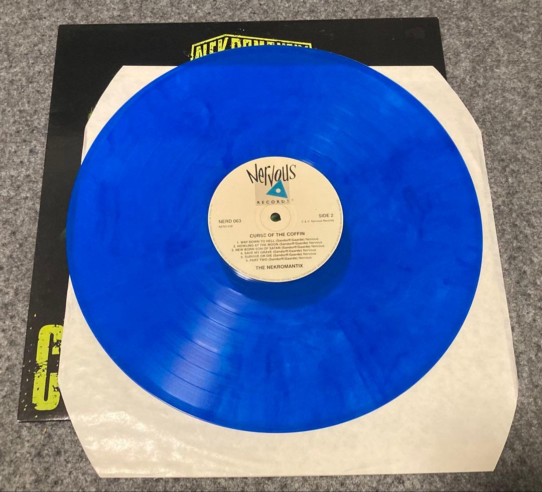 Nekromantix - Curse Of The Coffin Vinyl LP Blue Vinyl Psychobilly