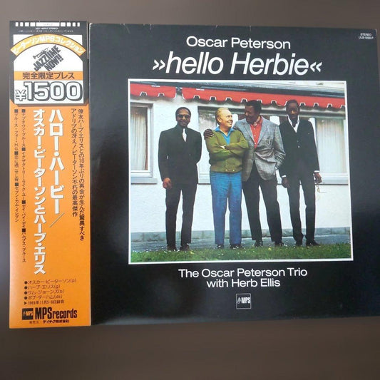 Oscar Peterson - Hello Herbie LP Japan Pressing w/ Obi & Insert Jazz Vinyl