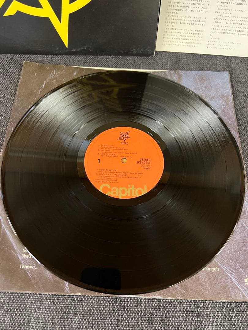 STARZ Self-Titled 1976 Japan LP ECS-80641 Hard Rock Power Pop Vinyl Record