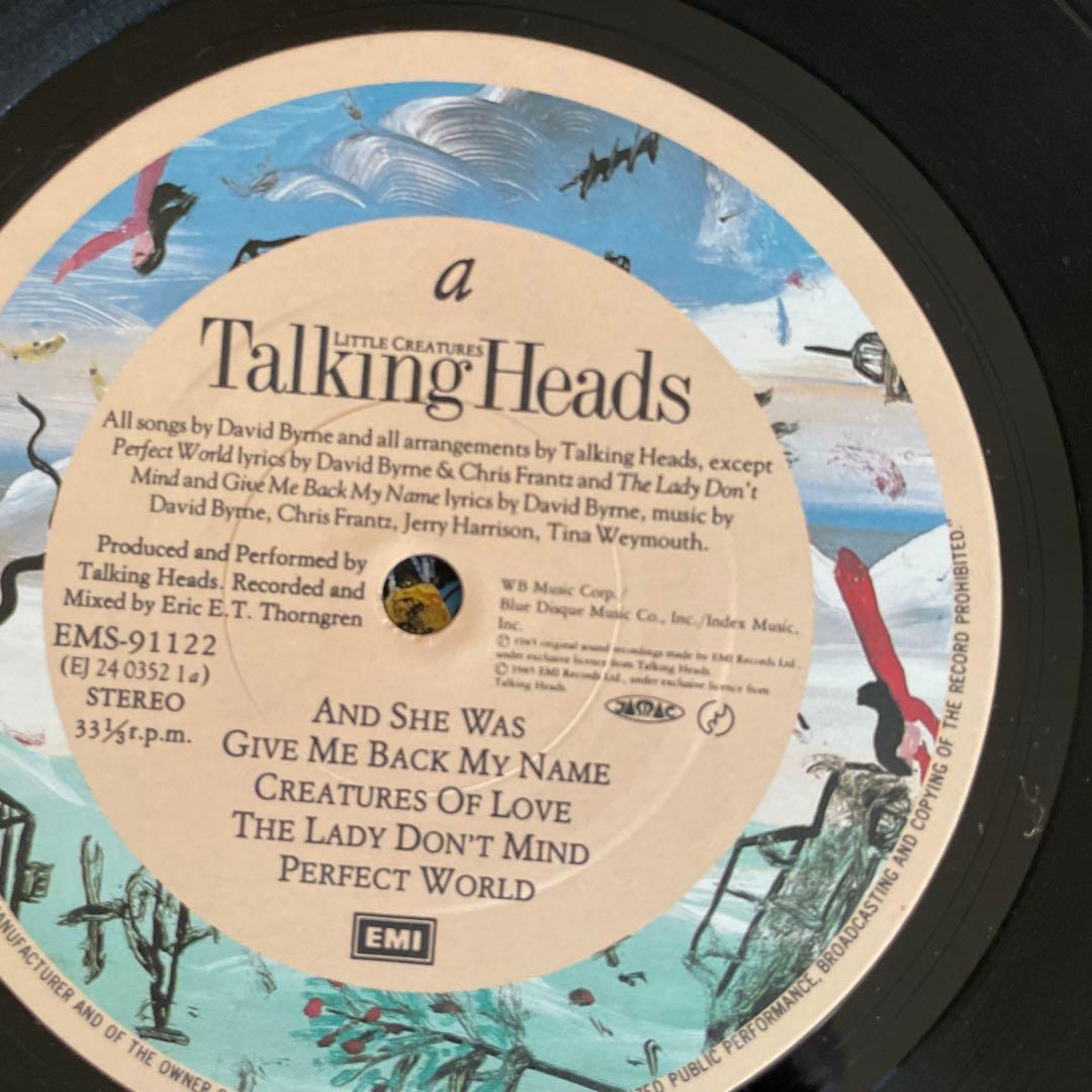 Talking Heads Little Creatures 1985 Japan Vinyl LP W/ Insert New Wave Original