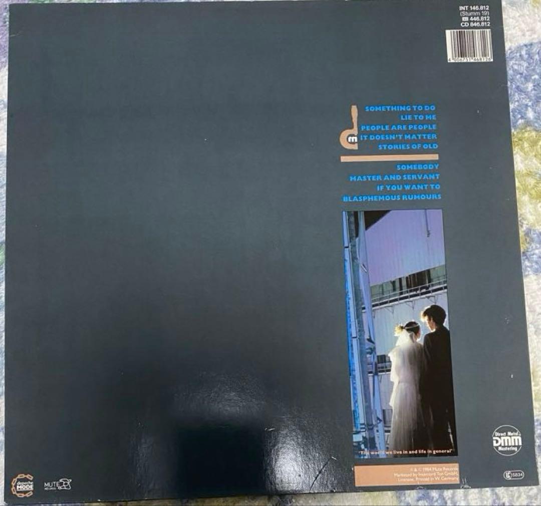 Depeche Mode Some Great Reward LP Grey Color Vinyl Import West Germany 1984