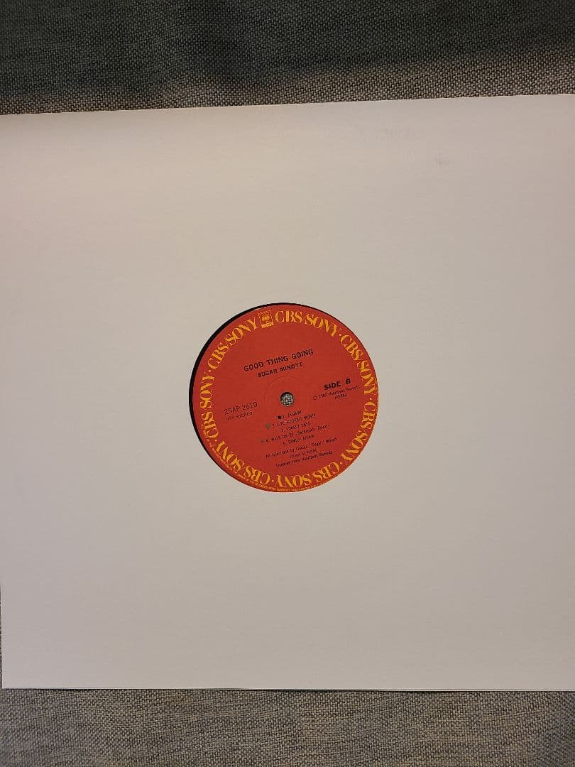Good Thing Going Sugar Minott LP Record No Sleeve Used Excellent Condition | Japansoundstore