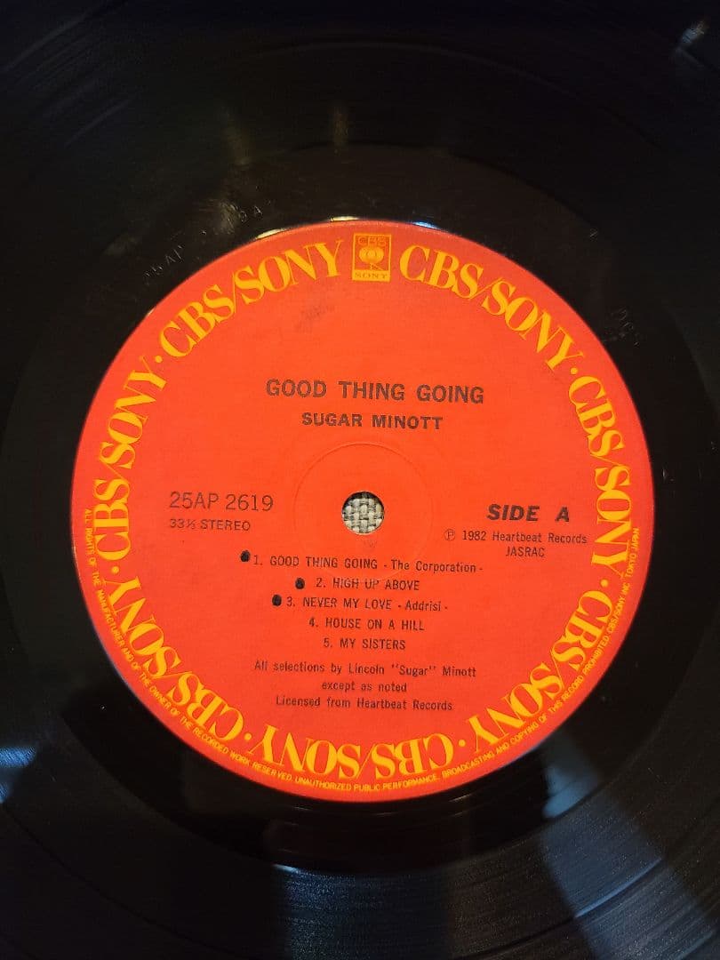 Good Thing Going Sugar Minott LP Record No Sleeve Used Excellent Condition | Japansoundstore