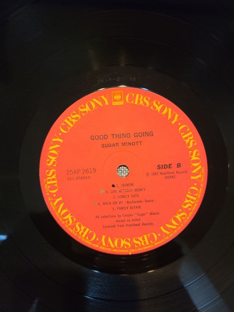 Good Thing Going Sugar Minott LP Record No Sleeve Used Excellent Condition | Japansoundstore