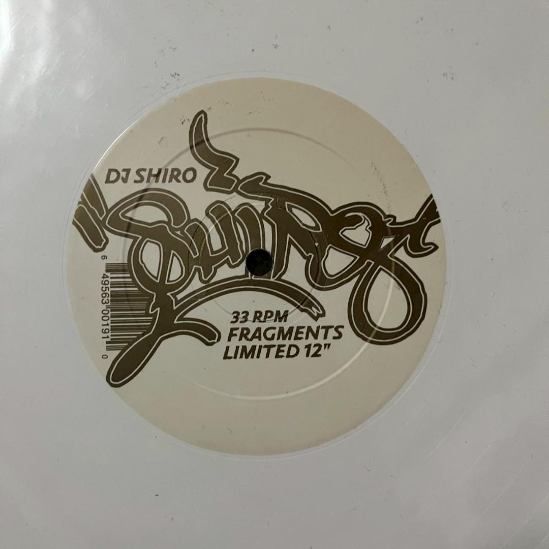 DJ Shiro - Fragments 12" Vinyl Record Limited White Vinyl Japan Import