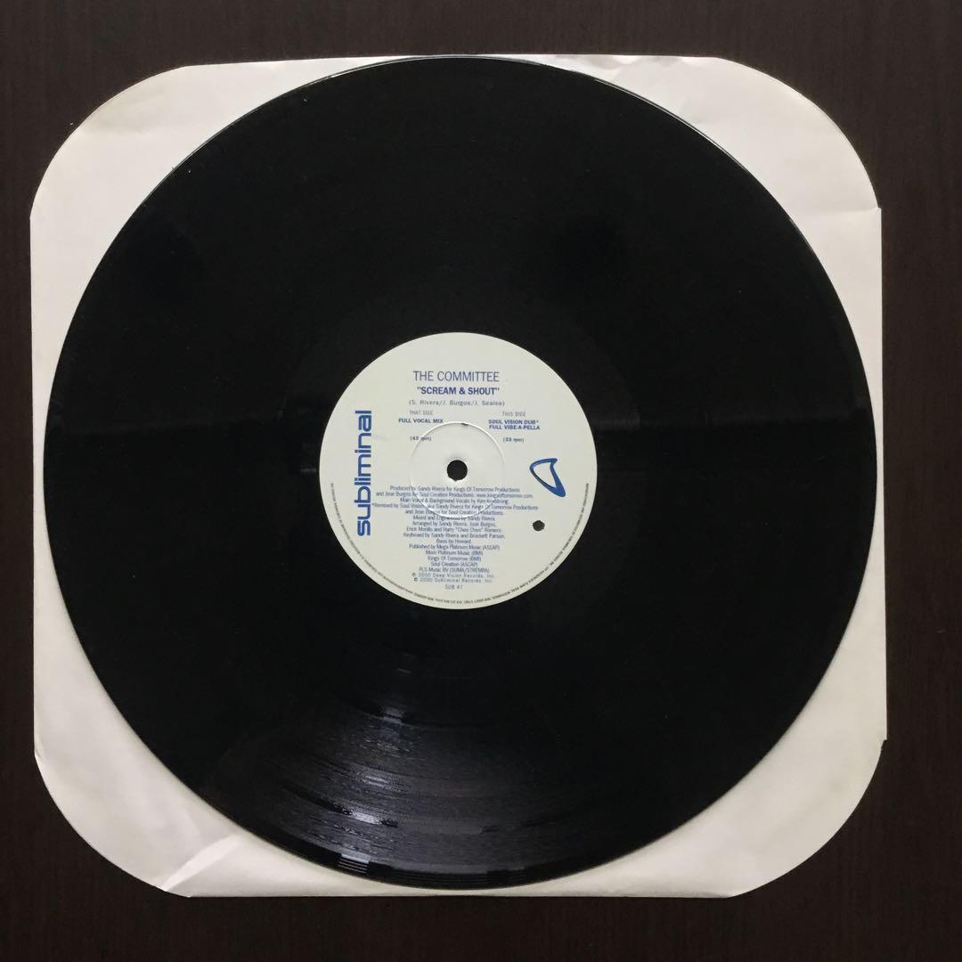 The Committe Scream & Shout LP Vinyl Record Used Soul Vibe-A-Pella 1980s | Japansoundstore