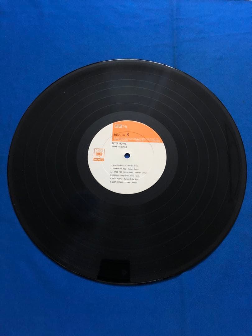 Sarah Vaughan - After Hours LP Vinyl Japan SOPZ-36 Jazz Classic With Obi