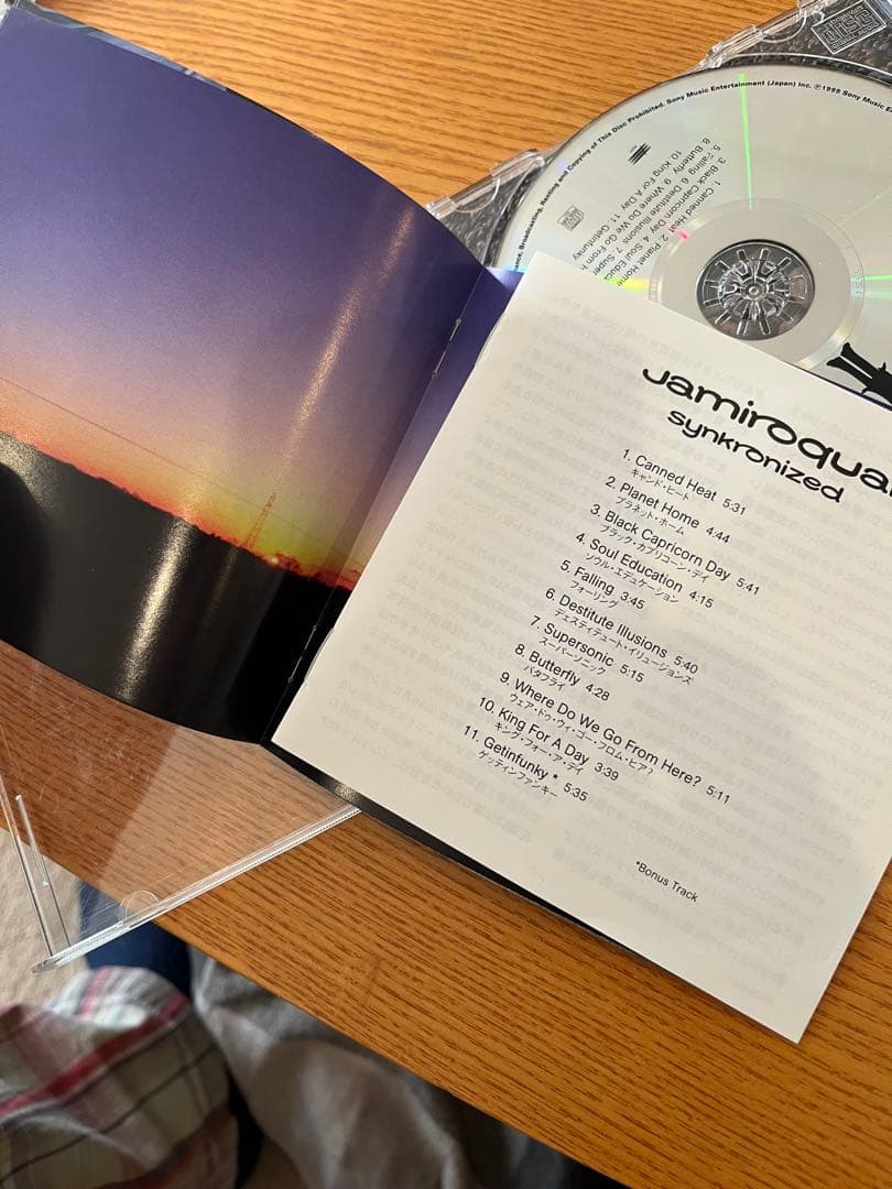 Jamiroquai Synkronized CD Japan Press 1999 + Exclusive Bonus Track