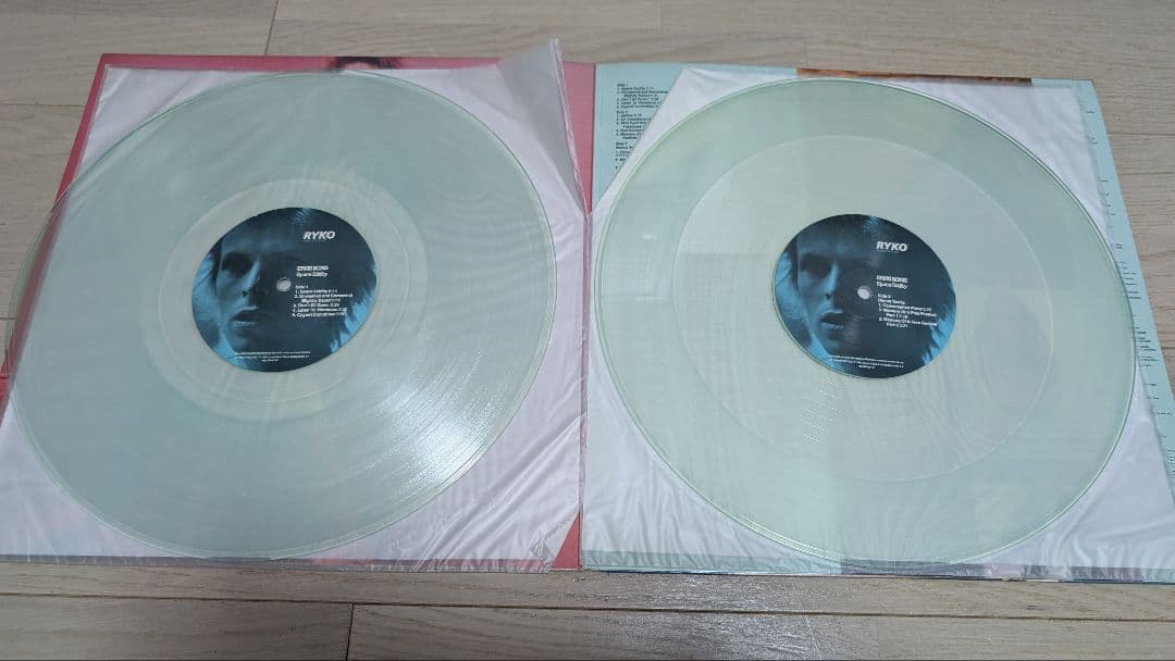 David Bowie Space Oddity 1990 Ryko Clear Vinyl 2LP Set Japan Import