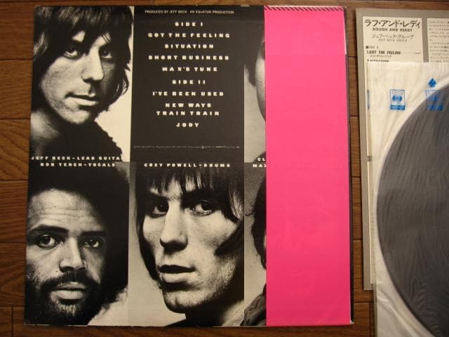 Jeff Beck Group - Rough and Ready Vinyl LP Japan Original w/ Obi & Poster