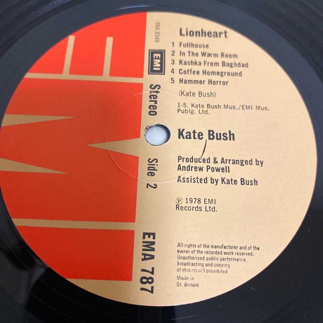 Kate Bush - Lionheart LP 1978 UK Original Embossed Gatefold Vinyl Record