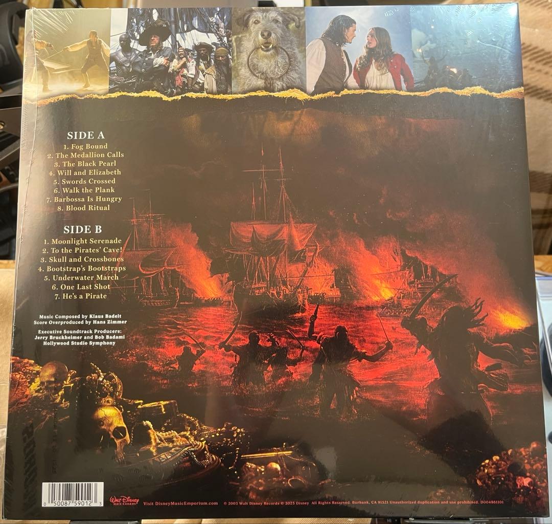 Klaus Badelt - Pirates Of The Caribbean: Curse Of The Black Pearl LP Black Ice