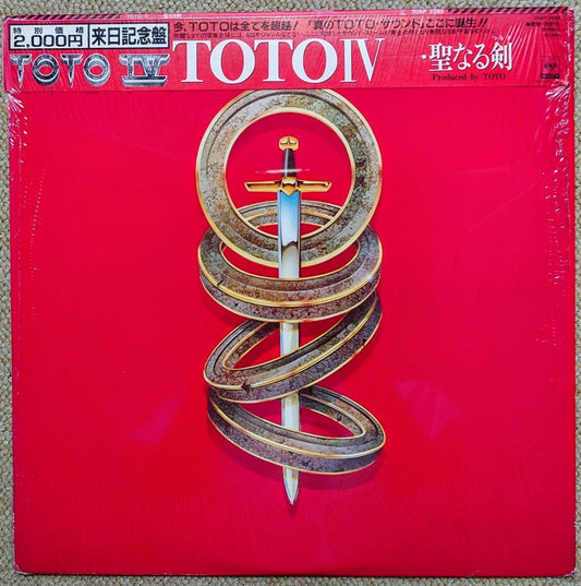 TOTO - TOTO IV LP Japan Original 1982 Pressing with Obi & Shrink