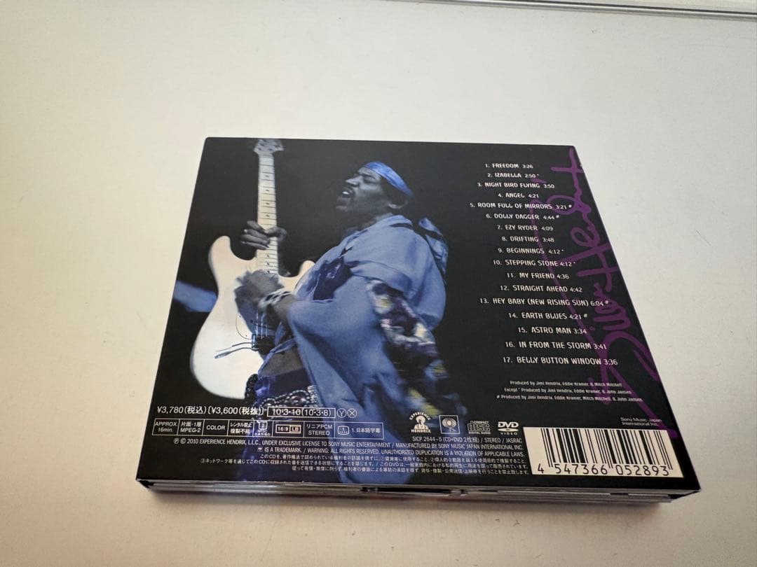 Jimi Hendrix First Rays of the Rising Sun CD+DVD Japan Press w/ OBI 2010