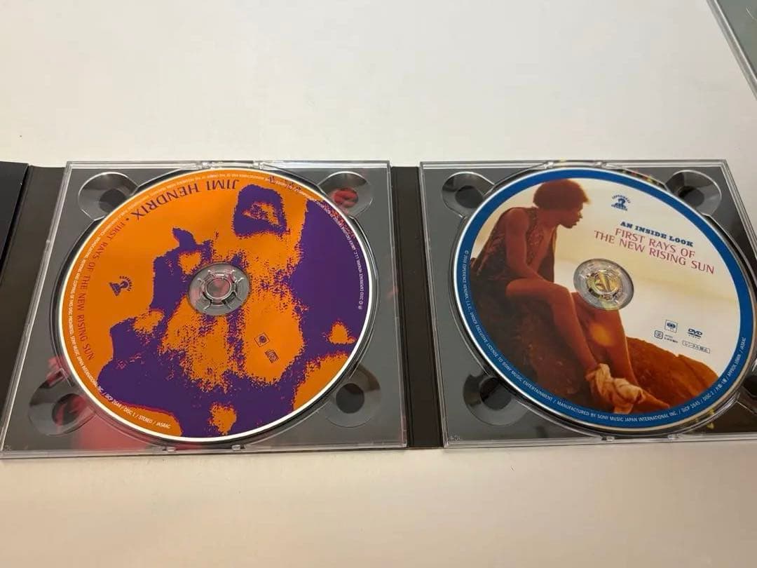 Jimi Hendrix First Rays of the Rising Sun CD+DVD Japan Press w/ OBI 2010