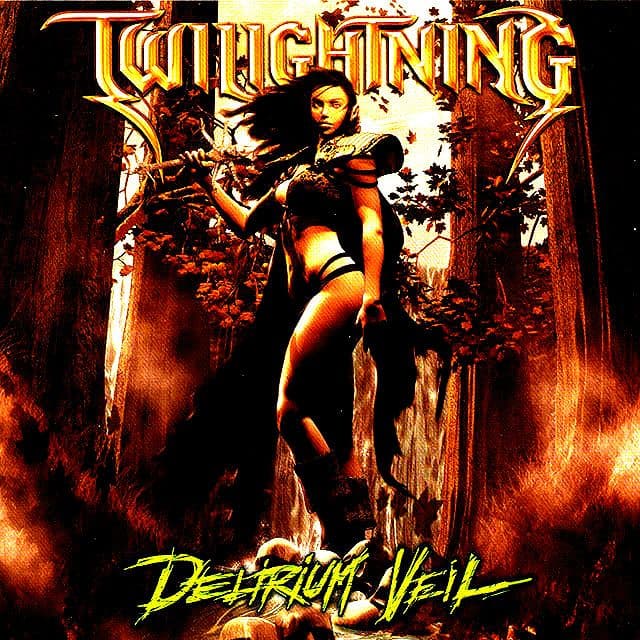 Twilightning - Delirium Veil CD Japan Press with OBI Melodic Power Metal 2003