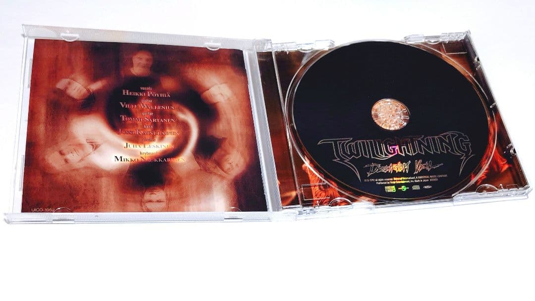 Twilightning - Delirium Veil CD Japan Press with OBI Melodic Power Metal 2003